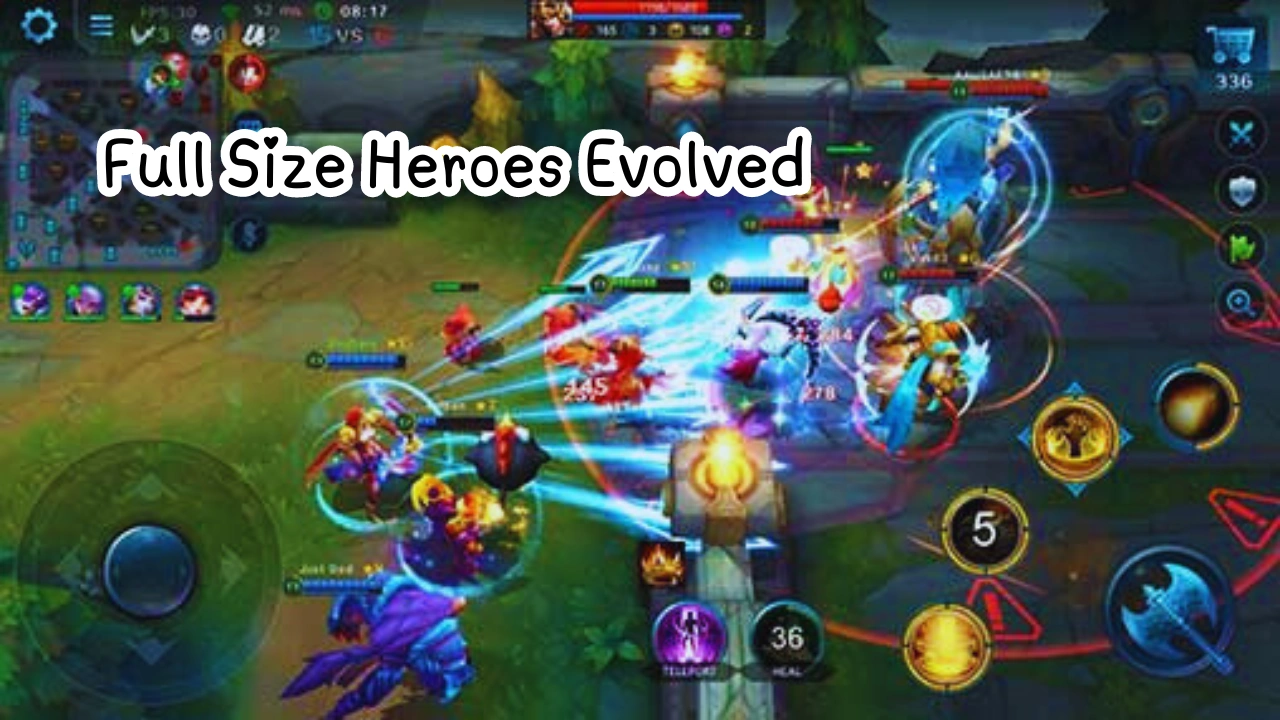 Ketahui Jelas Berapa Full Size Heroes Evolved MOBA Game